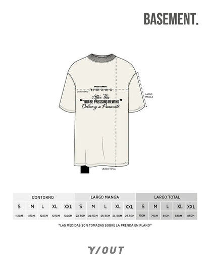 CAMISETA Y/OUT REWIND T SHIRT