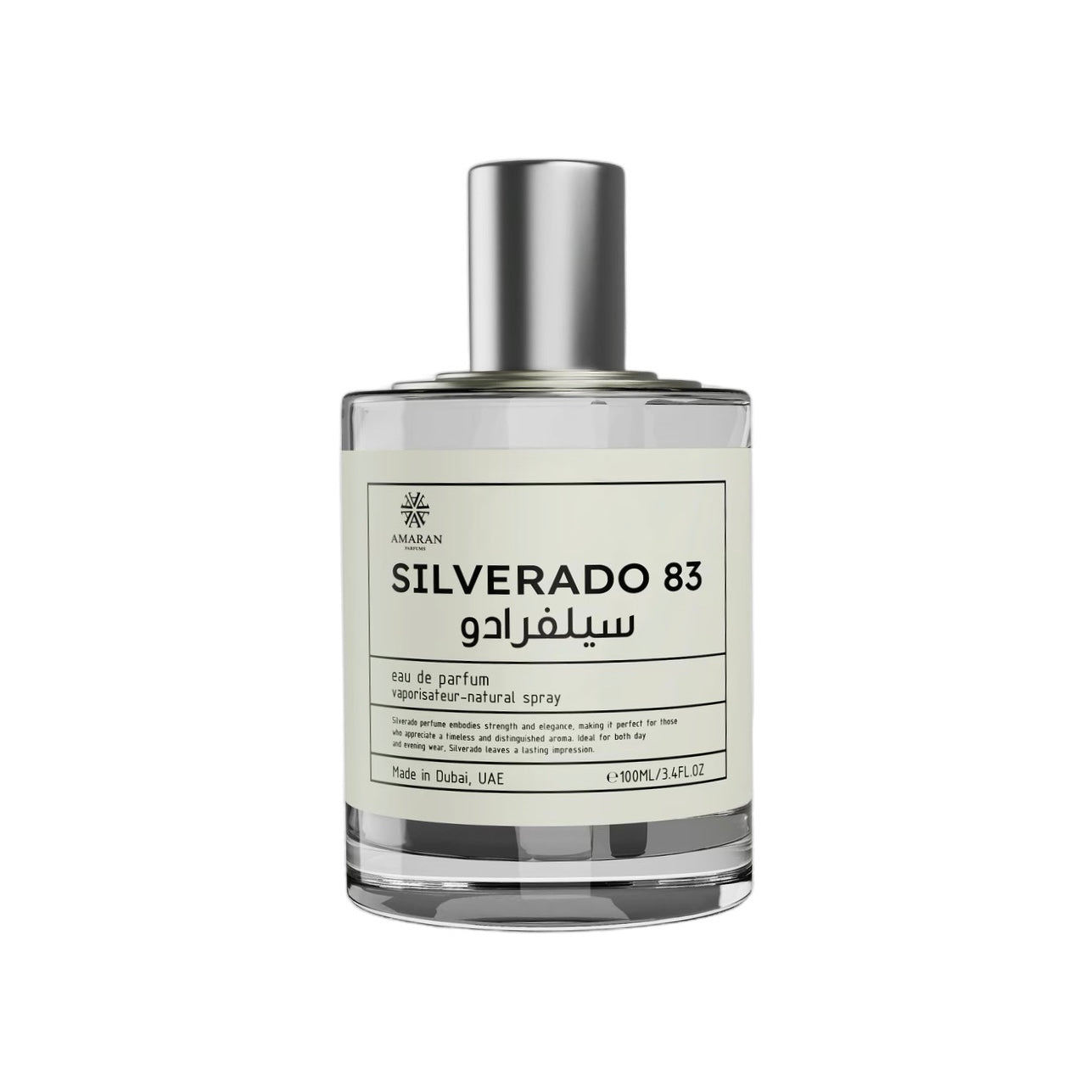 PERFUME AMARÁN SILVERADO 83 3,4 OZ UNISEX