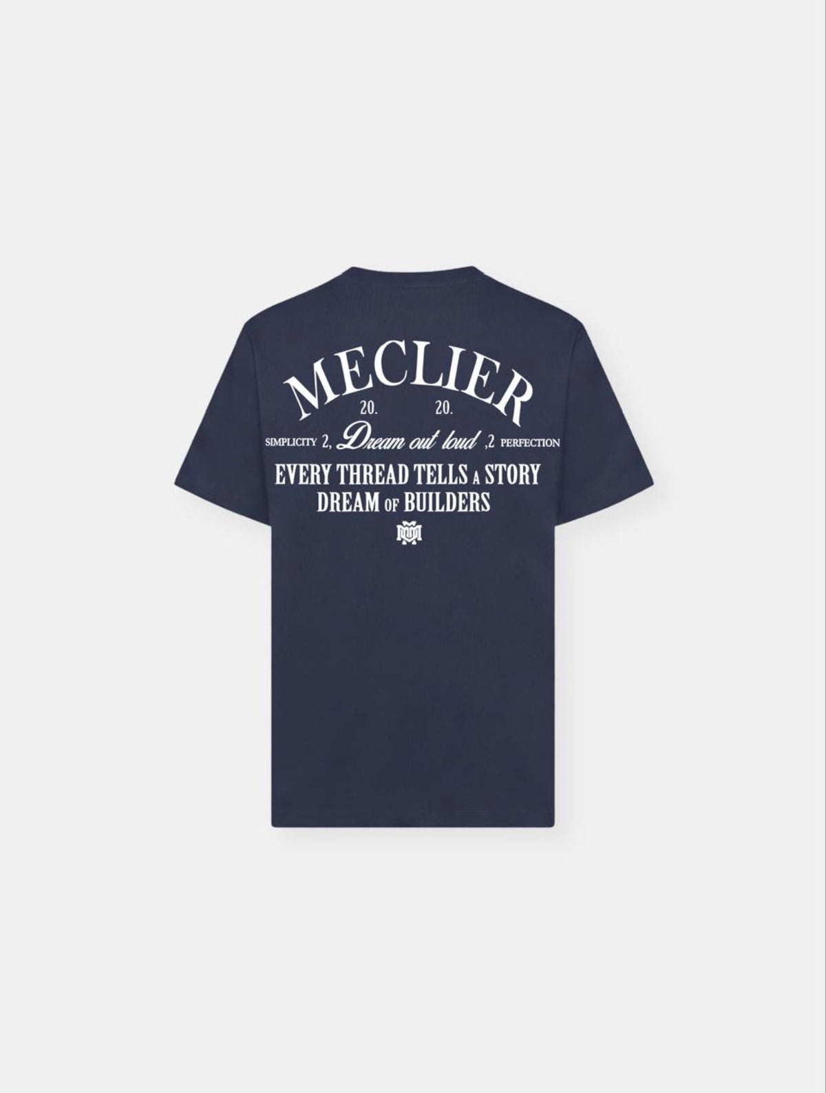 CAMISETA MECLIER DREAMS AZUL OSCURO-BLANCO