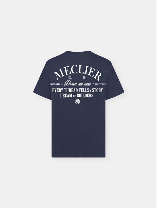 CAMISETA MECLIER DREAMS AZUL OSCURO-BLANCO