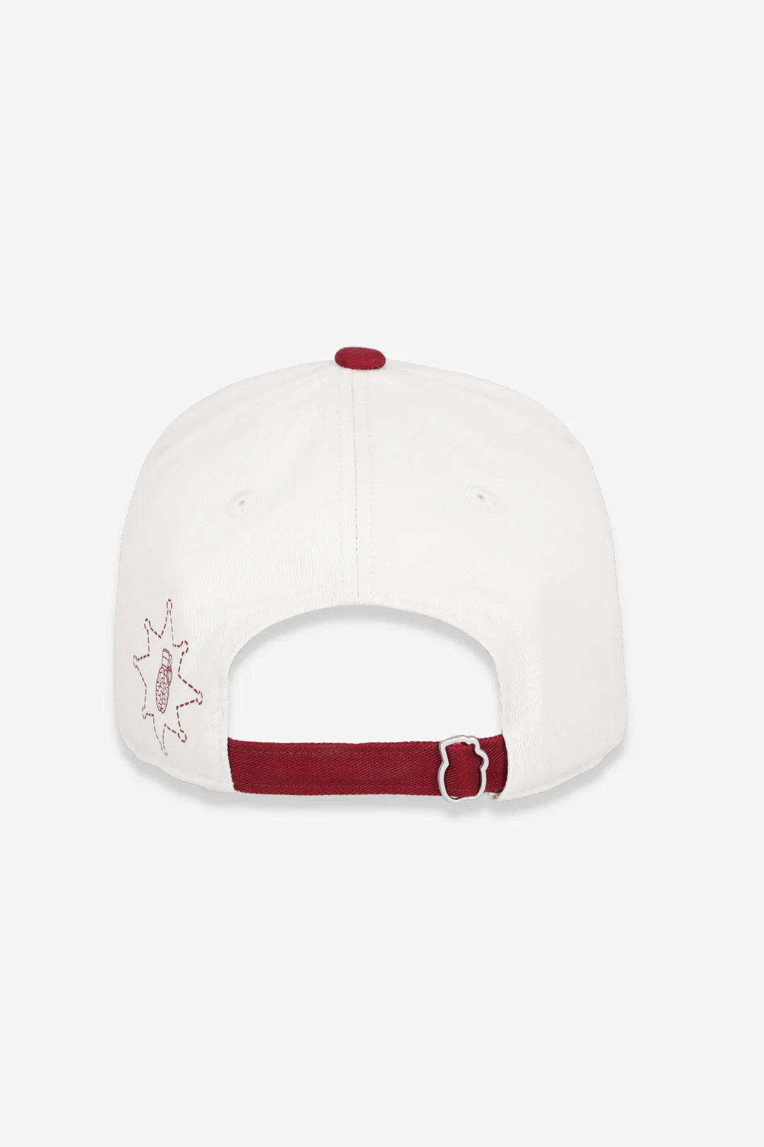 GORRA BLOW UP LONG RIDE IVORY RED