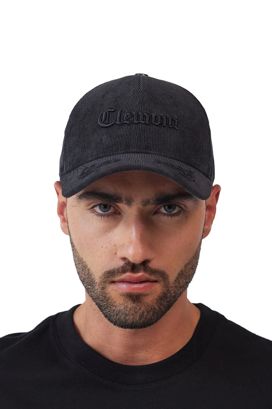 GORRA CLEMONT TORMENTATO NEGRO