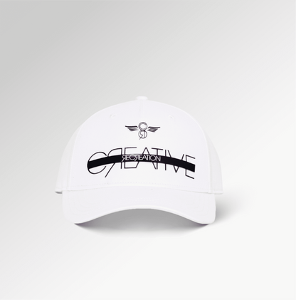 GORRA CREATIVE NEPTUNO WHITE BLACK