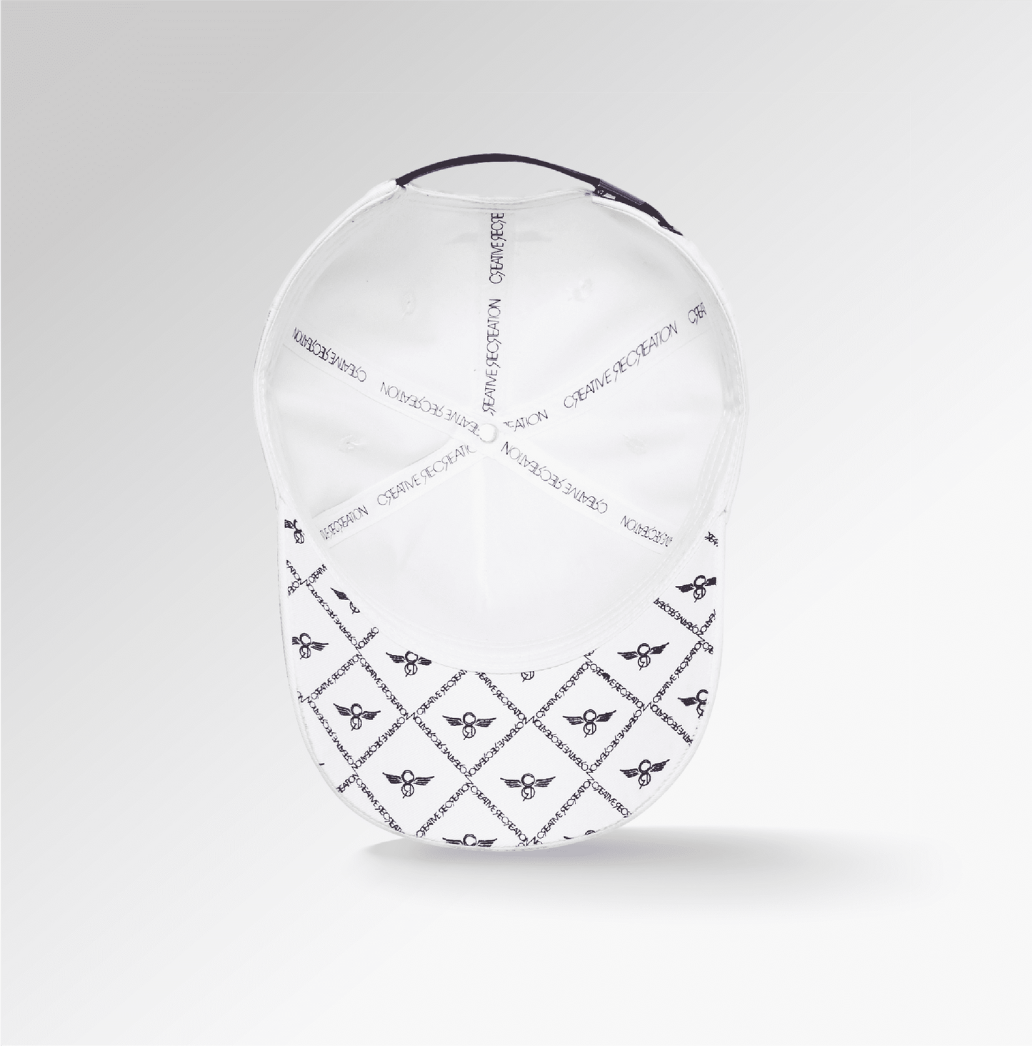 GORRA CREATIVE NEPTUNO WHITE BLACK