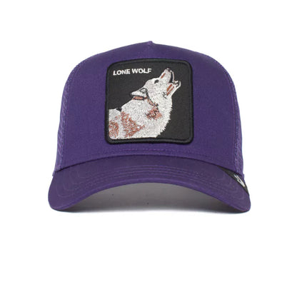 GORRA GOORIN BROS LONE WOLF PURPLE