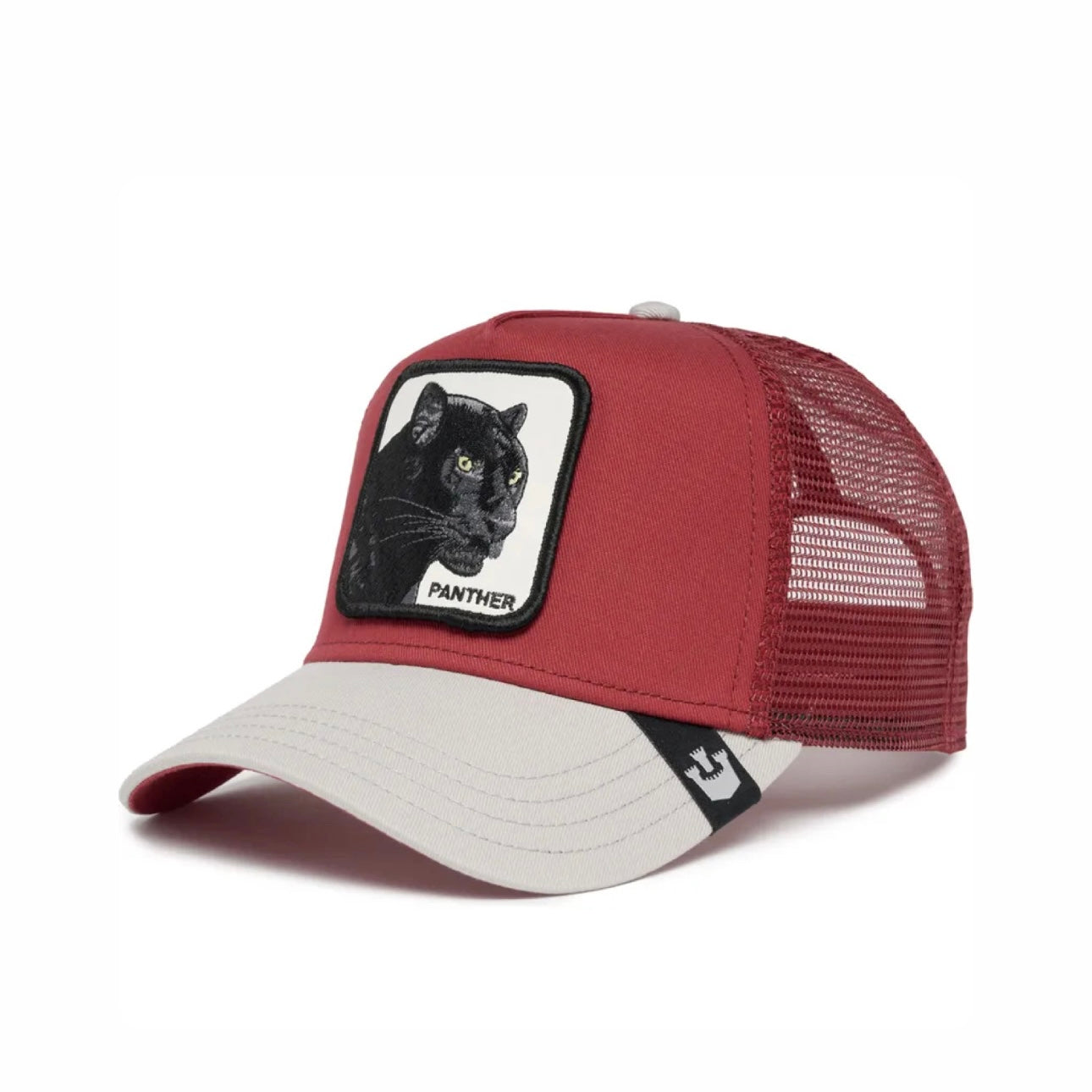 GORRA GOORIN BROS THE PANTHER BURGUNDY GREY 101-0381