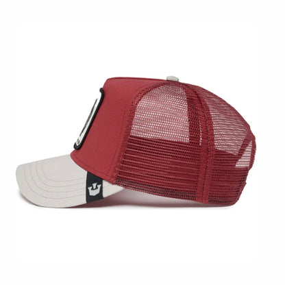 GORRA GOORIN BROS THE PANTHER BURGUNDY GREY 101-0381