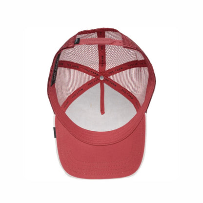 GORRA GOORIN BROS THE PANTHER BURGUNDY GREY 101-0381