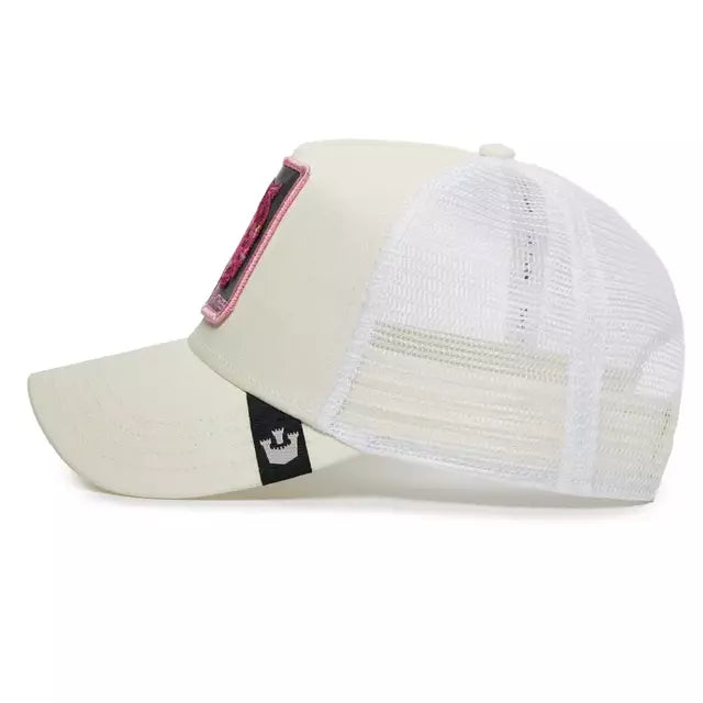 GORRA GOORIN BROS PANTHER MARFIL PINK