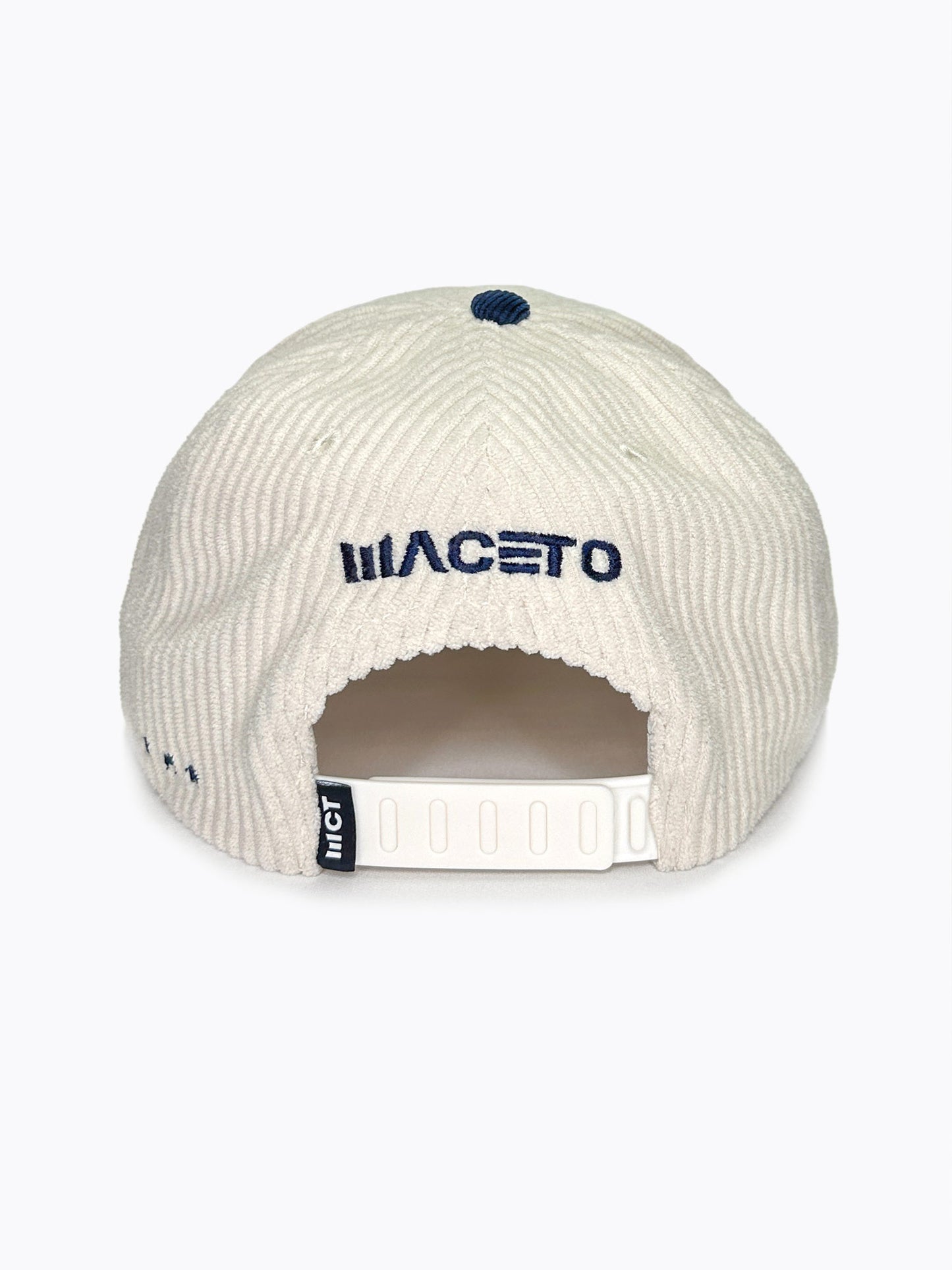GORRA MACETO CORDUROY CRUDO AZUL