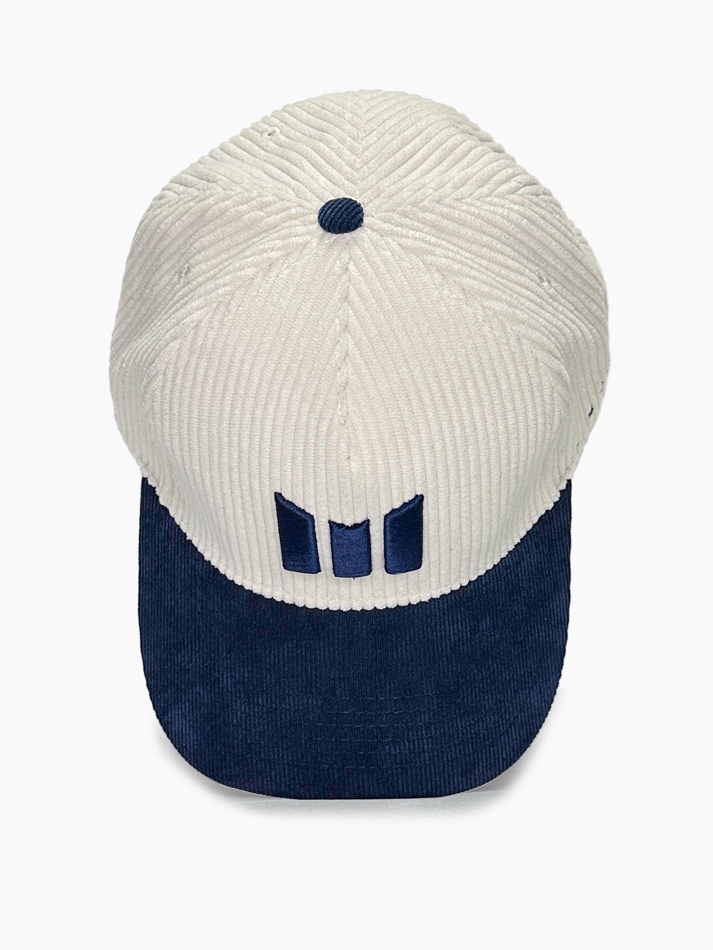 GORRA MACETO CORDUROY CRUDO AZUL