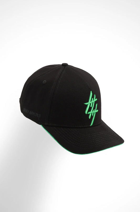 GORRA MONEY MAKERS NEGRO VERDE
