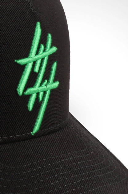 GORRA MONEY MAKERS NEGRO VERDE