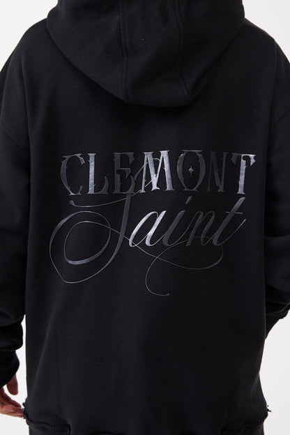 HOODIE CLEMONT OVERSIZED HOMBRE NERO NEGRO