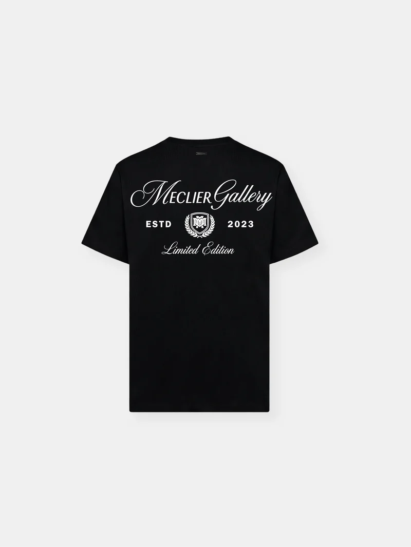 CAMISETA MECLIER GALLERY BLACK/WHITE