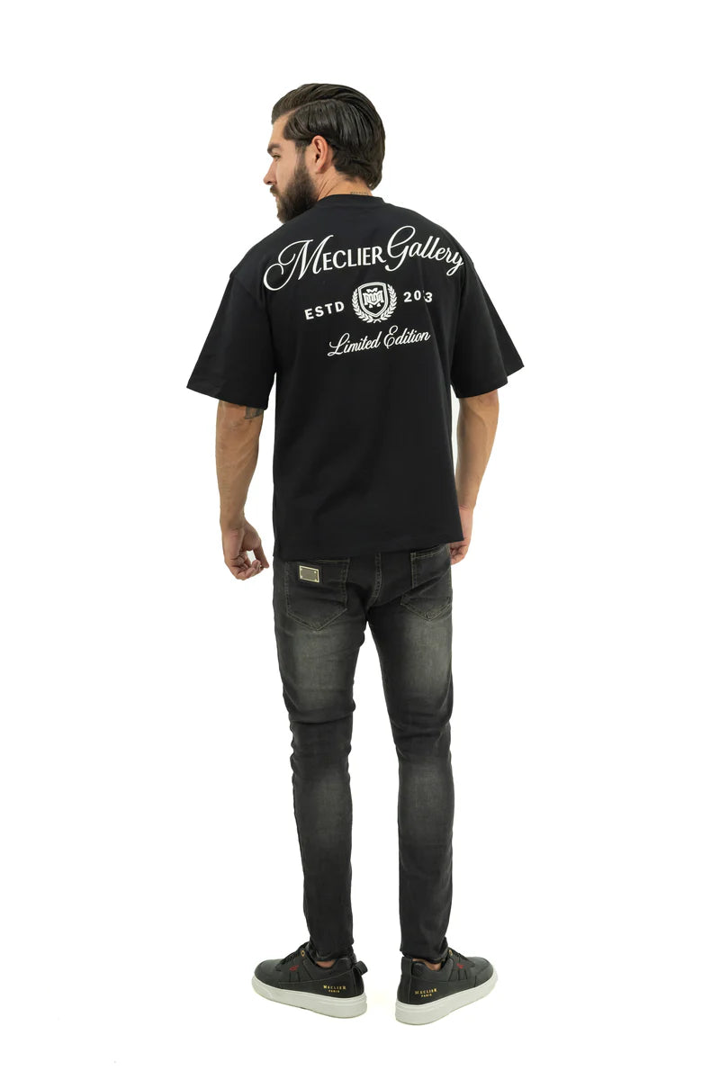 CAMISETA MECLIER GALLERY BLACK/WHITE