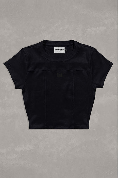 CROP TOP MACETO LISBOA NEGRO