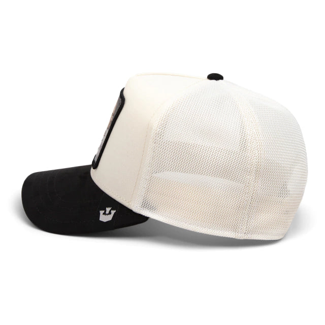 GORRA GOORIN BROS SUEDE FLEX PITBULL MARFIL BLACK