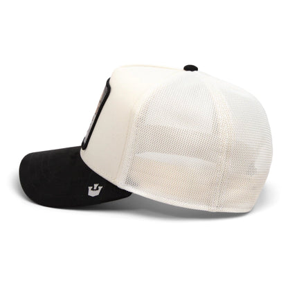 GORRA GOORIN BROS SUEDE FLEX PITBULL MARFIL BLACK