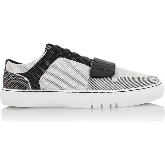 TENIS CREATIVE CESARIO LO WOVEN WHITE BLACK