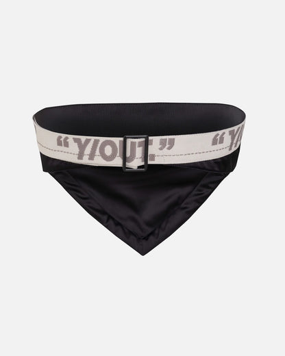 TOP YOUT YOUT SCARF BOUJEE NEGRO