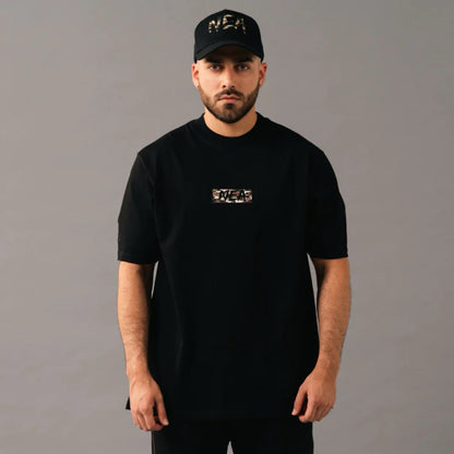 CAMISETA NEA OVERSIZE COYOTE NEGRA