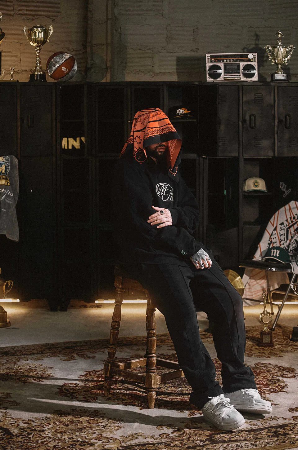 SUDADERA MONEY MAKERS CHAMPS BLACK
